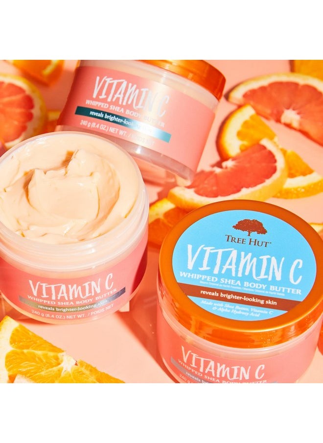 Tree Hut Vitamin C Whipped Shea Body Butter, 8.4oz, Lightweight, Long-lasting, Hydrating Moisturizer with Natural Shea Butter for Nourishing Essential Body Care - pzsku/ZE0D933E8172DFDEA2215Z/45/_/1737031217/60a9ed14-08de-47b4-9db3-6fa26d21355e