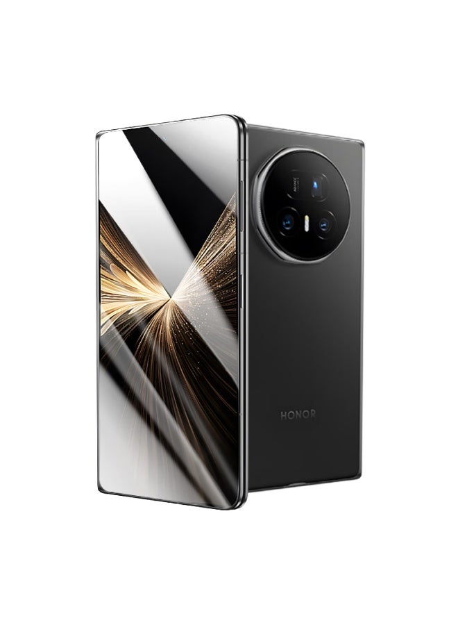 Smorss Suitable For Honor Magic V5 Full Adhesive Tempered Glass Film, Honor V5 Phone Film, Full-screen Curved High-definition Anti-drop Anti-fingerprint Protective Film