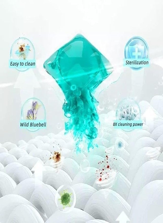Prostuff.in بروستاف.إن® ٣٠ قطعة من كبسولات جل غسيل الملابس المحمولة لإزالة البقع، سائل غسيل للسفر، كرات غسيل، منظف متعدد الألوان، مناسب للمنزل، السكن الجامعي، الحمام، تنظيف الملابس - Image 3