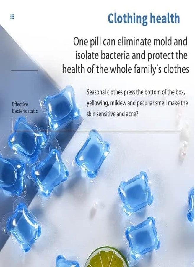 Prostuff.in بروستاف.إن® ٣٠ قطعة من كبسولات جل غسيل الملابس المحمولة لإزالة البقع، سائل غسيل للسفر، كرات غسيل، منظف متعدد الألوان، مناسب للمنزل، السكن الجامعي، الحمام، تنظيف الملابس - Image 2