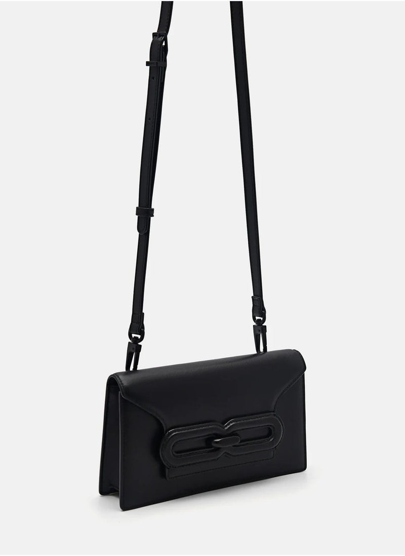 Pedro - Pedro Studio Leather Travel Organizer Rectangular Women's Crossbody Bag - Image 1