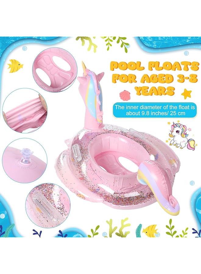 KASTWAVE Baby Swimming Float Swim Ring Cute Floaties With Seat And Handle Pool Floats Toys - Image 2