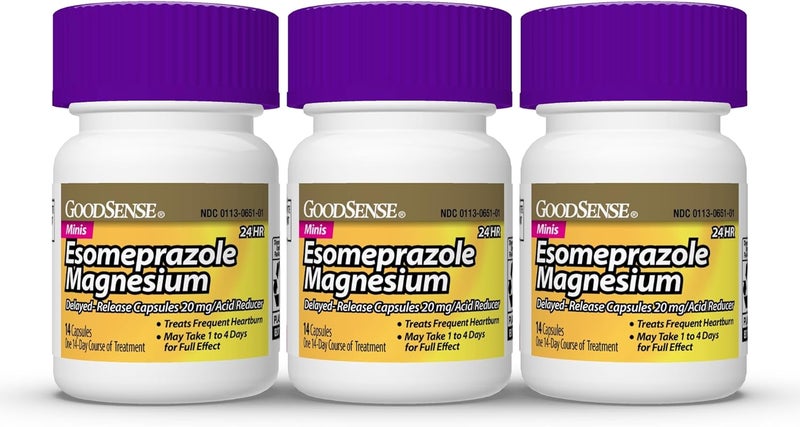 GoodSense Esomeprazole Magnesium DelayedRelease Mini Capsules 20 mg Acid Reducer 42 Count - Image 5