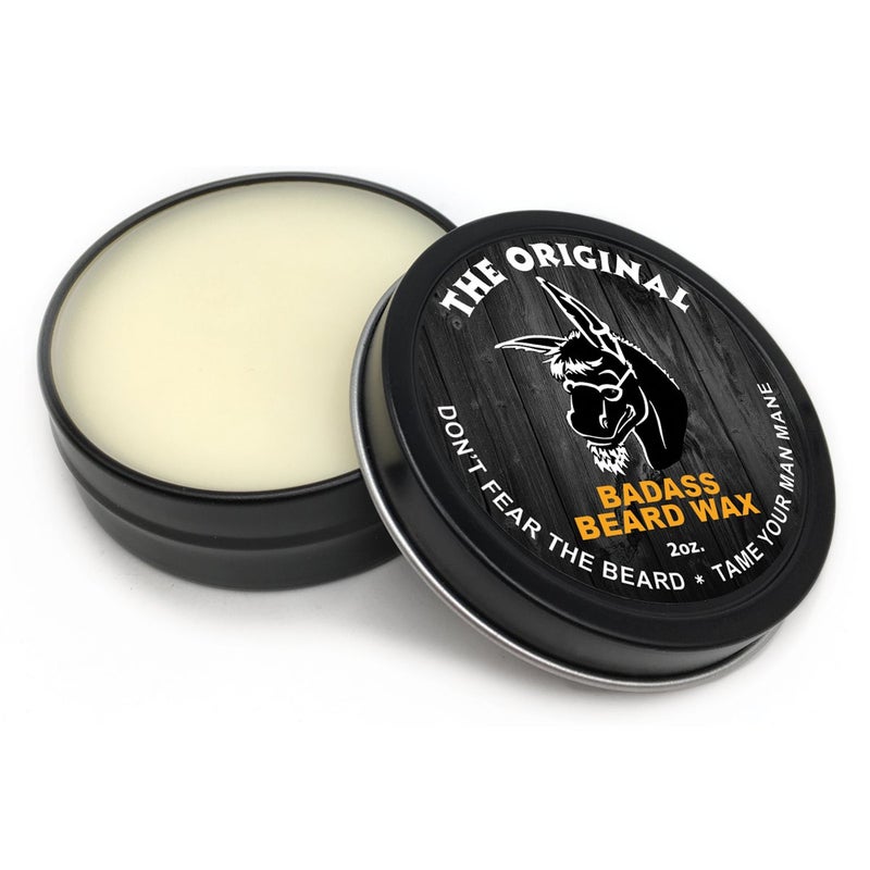 Badass Beard Care Beard Wax For Men - The Original, 2 oz - Softens Beard Hair, Leaves Your Beard Looking and Feeling More Dense - Image 2