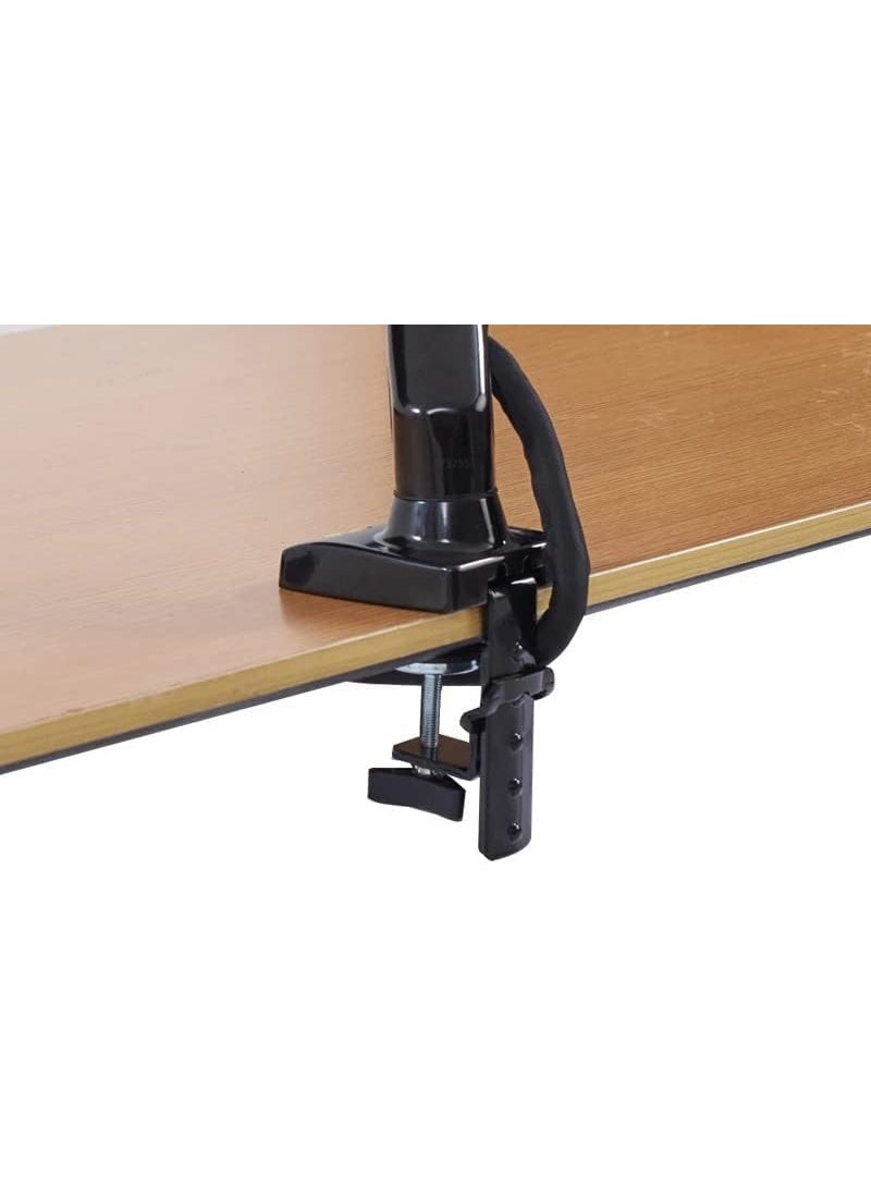 F80 Adjustable Gas Spring Desktop Monitor Mount for 17-27 inch LCD/LED Monitors, Supports Weight from 2 to 9 kg, Black - Image 4