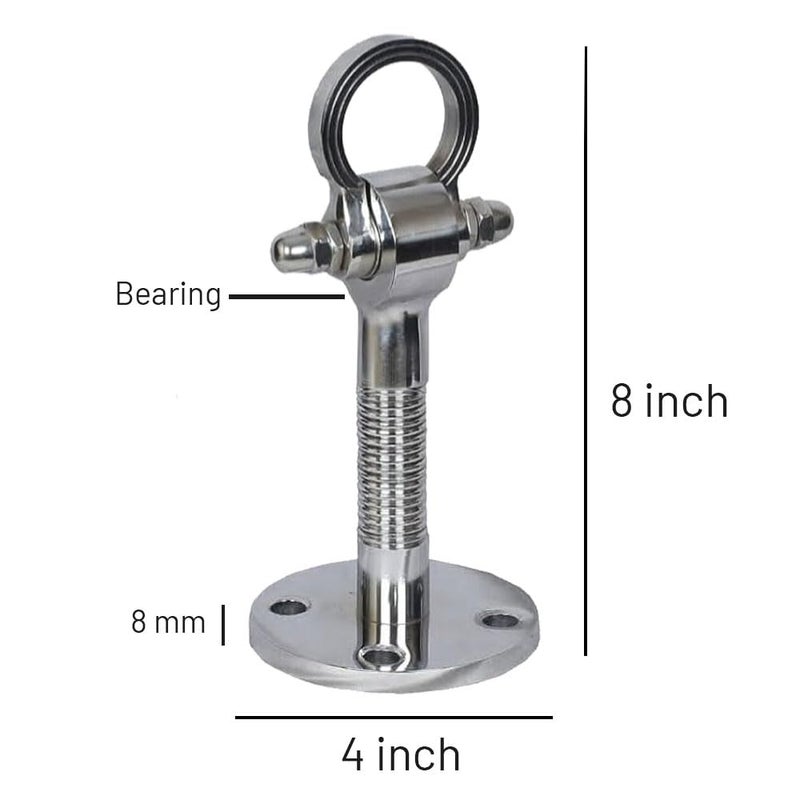 TRENDY CREATION HUB TRENDY CREATION HUB 8 Inch Long Heavy Duty Hanging Hooks Zula for Home with Anchor Bolt Fasteners Suitbale for Hammock Swing Jula Kadu Accessories Pack of 1  - Image 2