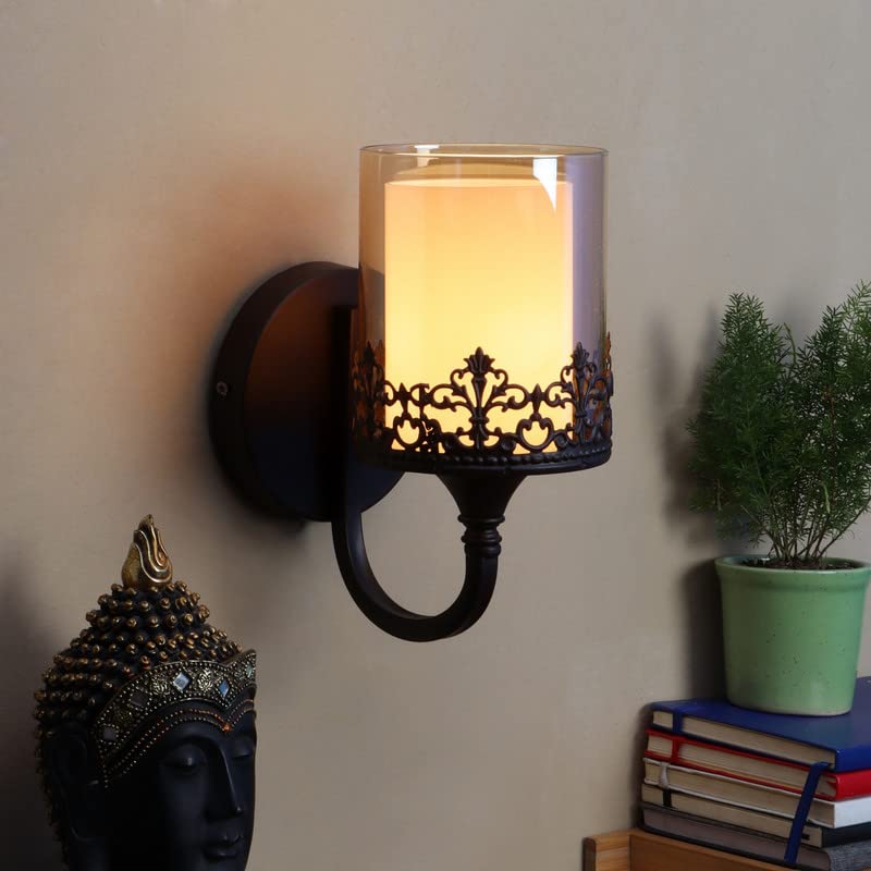 ELIANTE Black Metal Wall Light S-255-1W | 3 Years Warranty | Free - LED LAMP - Image 1