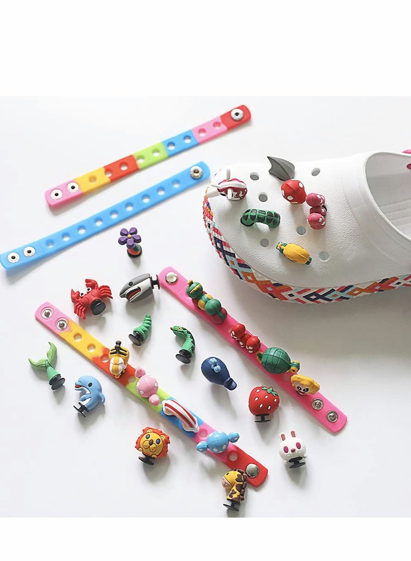 Croc Decorations Charm, Croc Jibbitz 3D Charms, Decoration for Crocs Accessories, Bracelet Wristband Charms for Women Men Boy Girl Nurse Buckle Party Favors Birthday Gifts 42 PCS… - Image 3
