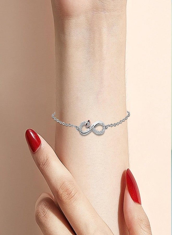 كون بيد أساور كونبيد نانا إنفينيتي من الفولاذ المقاوم للصدأ على شكل قلب ذهبي وردي، مناسبة لأعياد الميلاد للنساء - Image 4