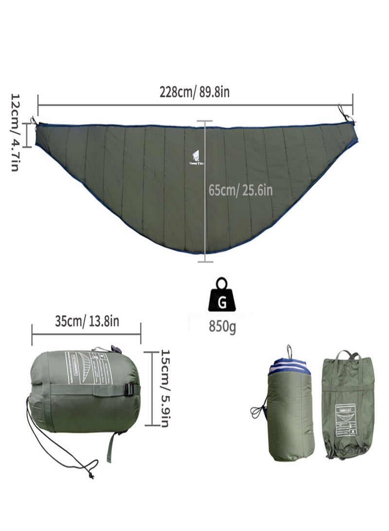 GEERTOP Portable Hammock Underquilt Winter Cold Weather Warm Under Quilt for Outdoor Camping Hiking - Image 5