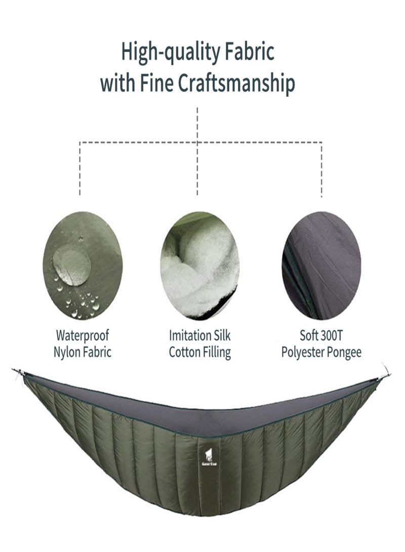 GEERTOP Portable Hammock Underquilt Winter Cold Weather Warm Under Quilt for Outdoor Camping Hiking - Image 2
