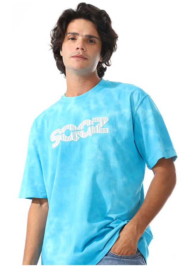 WHITE RABBIT - Full Patterned Oversized Cotton Tee - Image 1