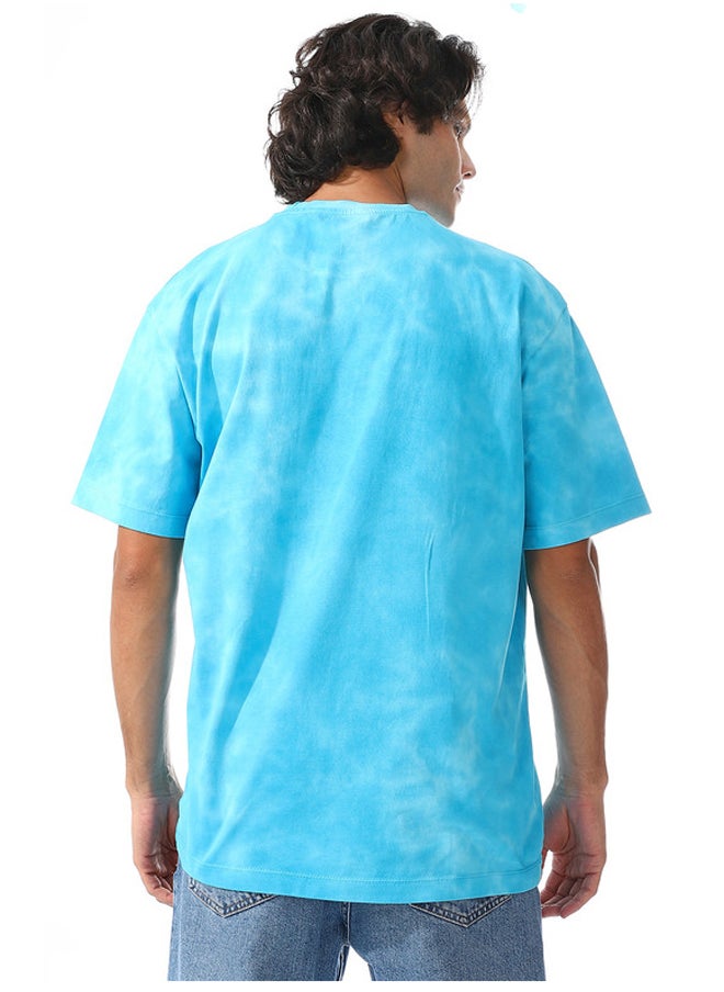 WHITE RABBIT - Full Patterned Oversized Cotton Tee - Image 1