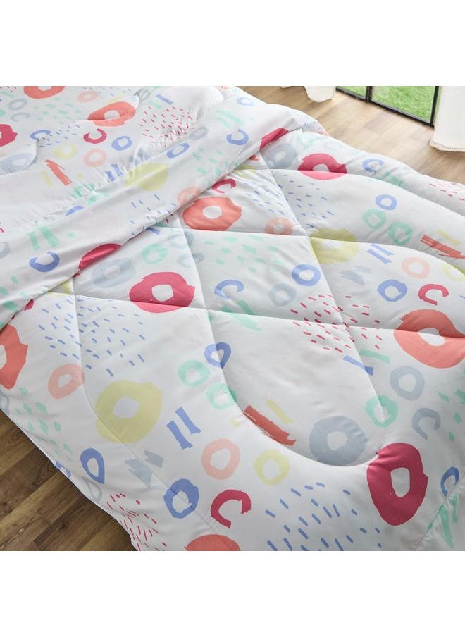 Home Box - Nora Regina Microfibre Single Reversible Comforter - 135x220 cm - Image 1