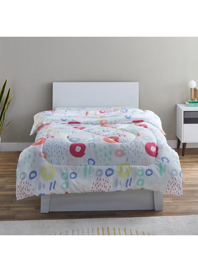 Home Box - Nora Regina Microfibre Single Reversible Comforter - 135x220 cm - Image 1