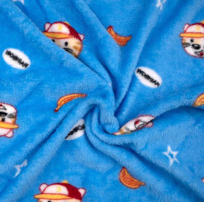 Uber World Newborn Baby Blanket Combo withhood/Infant AC Blanket/Baby Wrapper/Flannel Baby Blanket for 0-9 Months (70x70cm) Pack of 2 - Image 3