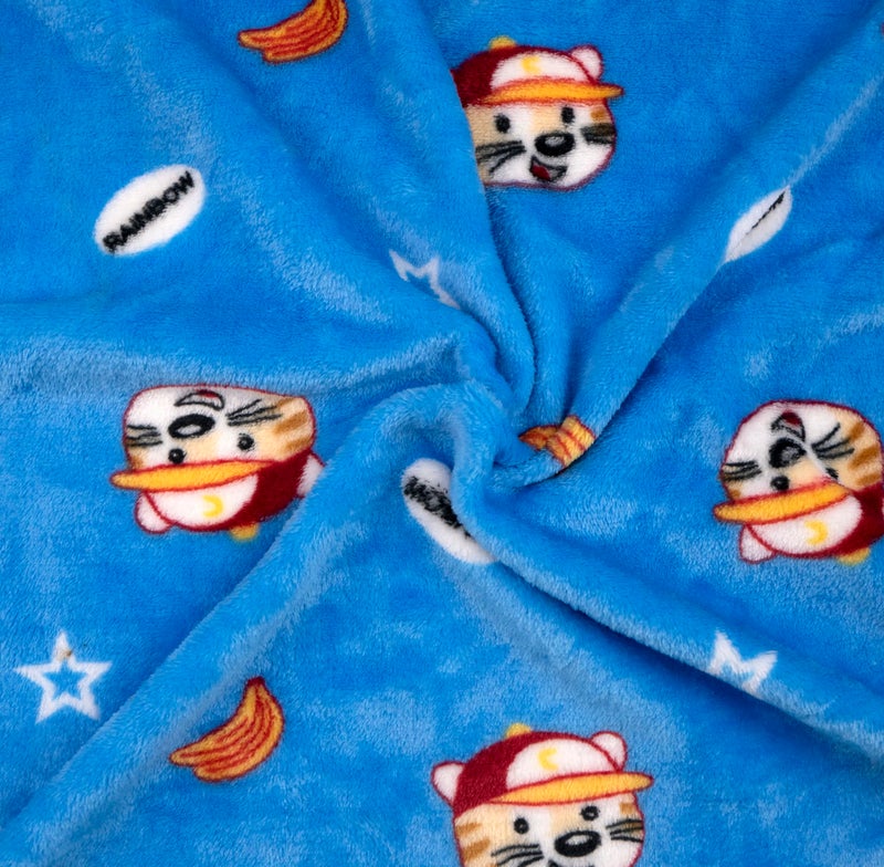 Uber World Newborn Baby Blanket Combo withhood/Infant AC Blanket/Baby Wrapper/Flannel Baby Blanket for 0-9 Months (70x70cm) Pack of 2 - Image 4