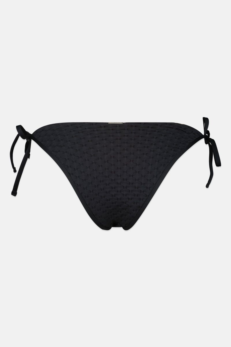 Billabong Kids Girl Textured Bikini Bottoms, Black - Image 2