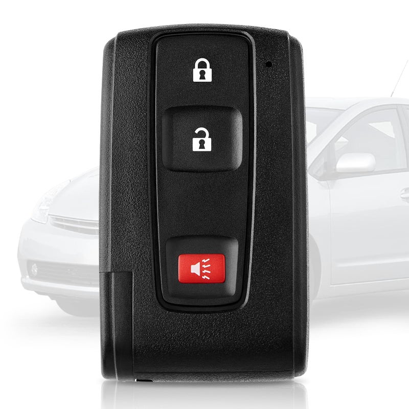 HelloAuto Key Fob for Toyota Prius 2004 2005 2006 2007 2008 2009 Replacement Keyless Entry Remote Smart Key Fob for Silver Logo, P/N: 2584A-B31EG, 89994-47061 (FCC ID: MOZB31EG) - Image 1