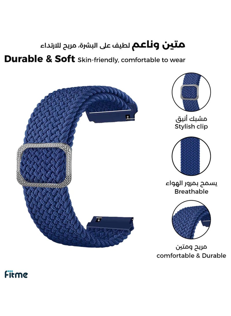 FITME Replacement Band Braided Nylon For Smart Watch (22mm) - Image 2
