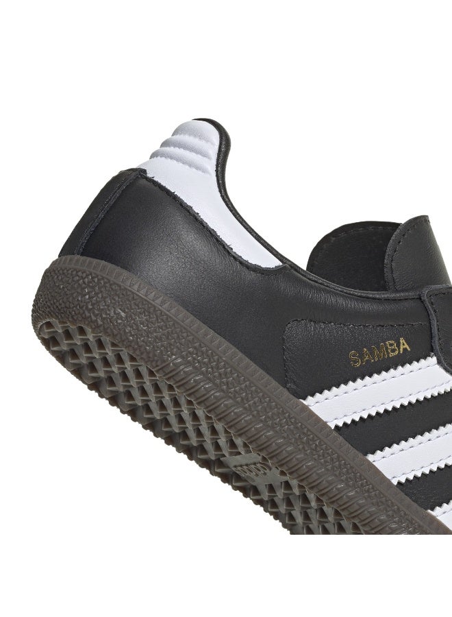 Adidas SAMBA OG C Black CASUAL Trainers FOR KIDS BOYS AND GIRLS 2.5  - Image 3
