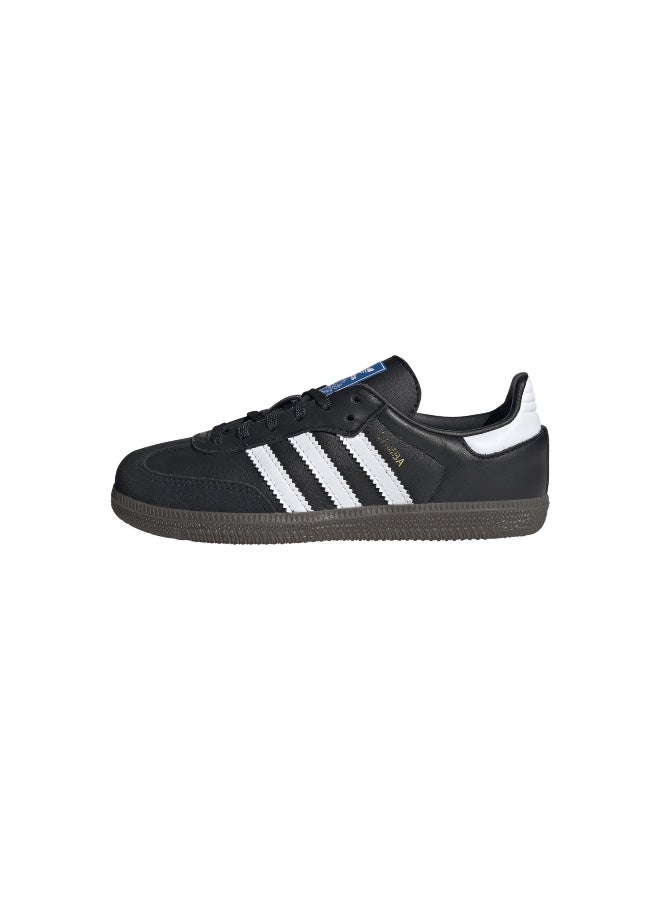 Adidas SAMBA OG C Black CASUAL Trainers FOR KIDS BOYS AND GIRLS 2.5  - Image 4