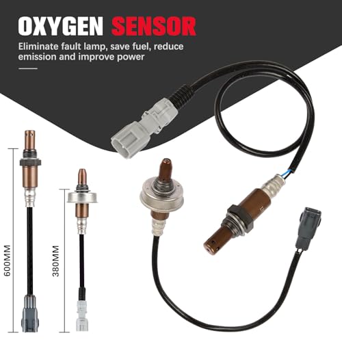 QIJIAUTO O2 Oxygen Sensor Upstream Downstream Compatible for Toyota for Prius 2010 2011 2012 2013 2014 2015 2349090 2344400 2PCS - Image 3