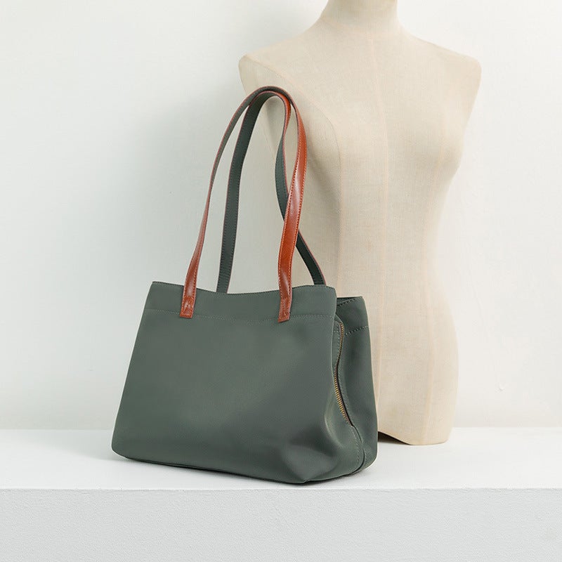 Large Bag Women'S Casual New Nylon Oxford Cloth Large Capacity Tote Bag All-Match Shoulder Bag Trendy Canvas Handbag - Image 2