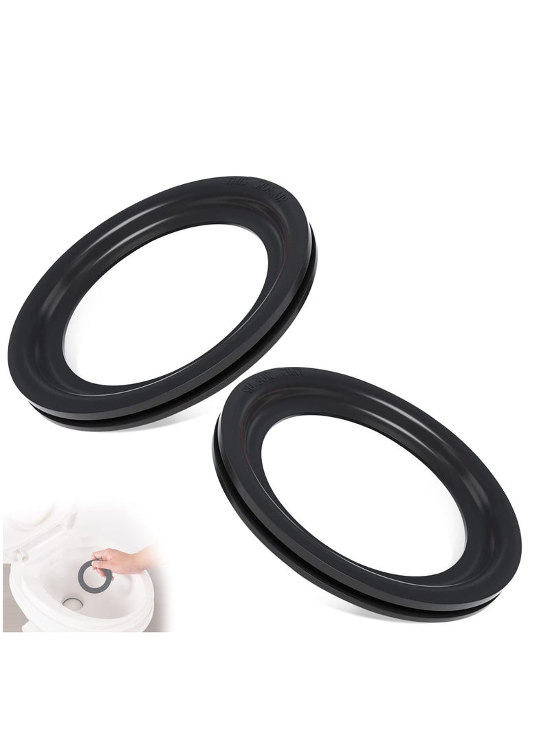 SYOSI - RV Toilet Flush Ball Seal Replacement RV Accessories Flush Ball Gaskets for Dometic 300/310/320, Perfect Replacing Solve The Toilet Leakage Problem, Part Number 385311658 (2 Pack) - Image 1