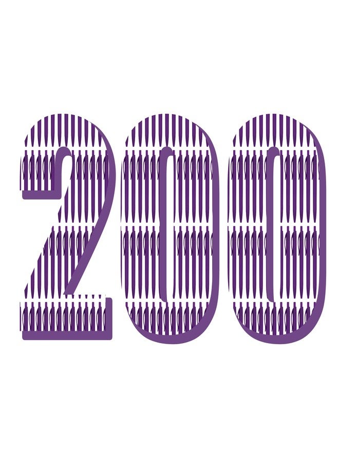 Deegtran 200 Pack No Bleed Purple Barrel Click Pens, Wholesale Retractable Ballpoint Pens, Medium Point, Smooth Ink, 1.0MM Black Ink - Image 1