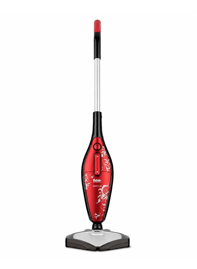 Fakir 2-in-1 Corded Stick Vacuum Cleaner, 800W, 1L Bagless Dust Container, High Suction Multi-Surface Vacuum Cleaner for Home Cleaning, Red - Image 5