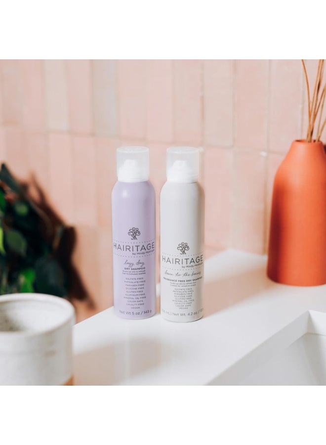 Hairitage شامبو جاف مضخم للشعر للنساء - يضيف حجم + قوام - للشعر الجاف، الداكن، الأشقر، البني + الدهني - نظيف + خالي من الكبريتات - آمن للألوان - رائحة الكرز + العنبر، 5 أوقية - Image 3