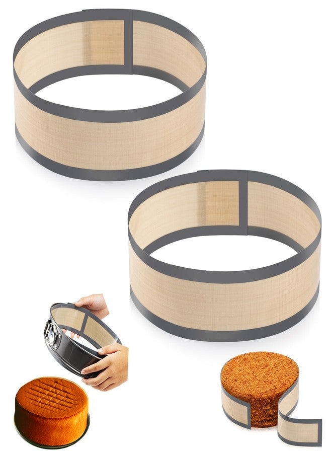 Friheten Non Sick Silicone Baking Mat for Springform Pan, Prevent cake from Sticking to Side, Easy Clean Silicone mat for Cheesecake Pan - Image 1