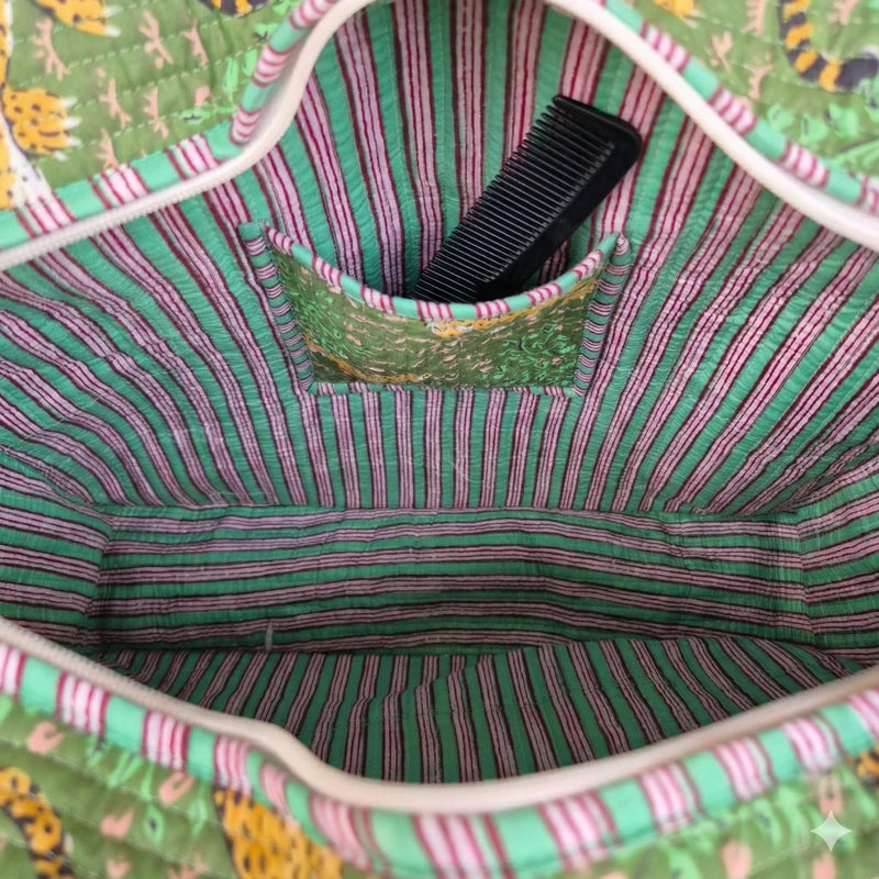 COTSILER Tote Bags Women Lightweight Travel Bag Purse Cotton Shoulder Tote Bag For Shopping Grocery & Beach Bag (Design No 41) - Image 5
