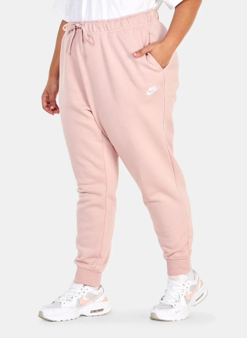Nike Women's Sportswear Club Fleece Mid-Rise Joggers (Plus Size)