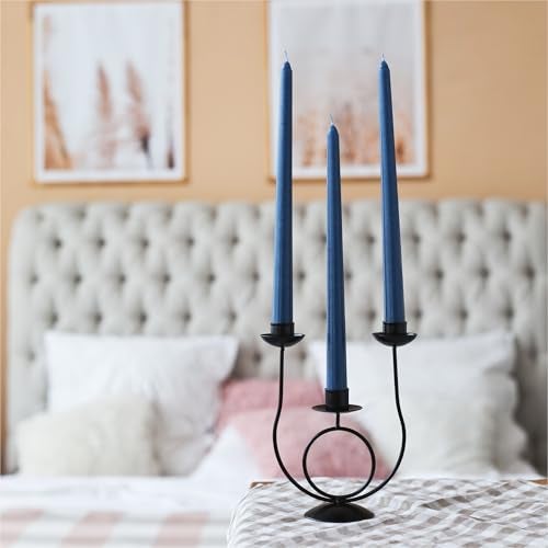 Sonedly 12 inch Taper Wedding Candles 12 Pack - Unscented Tapered Candles Long Burning Perfect for Home Interior - Dripless and Smokeless Wedding Taper Candles for Home - 10-Hour Burning Ivory Candles - Image 5