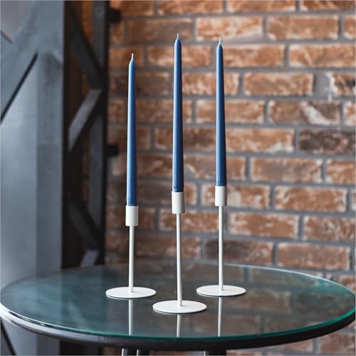 Sonedly 12 inch Taper Wedding Candles 12 Pack - Unscented Tapered Candles Long Burning Perfect for Home Interior - Dripless and Smokeless Wedding Taper Candles for Home - 10-Hour Burning Ivory Candles - Image 4