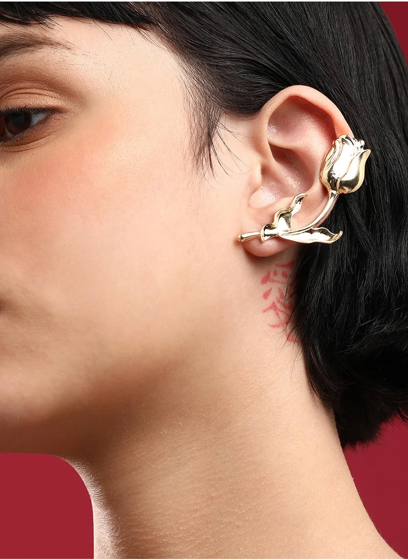 SOHI Effortless Chic Polished Drop Earrings