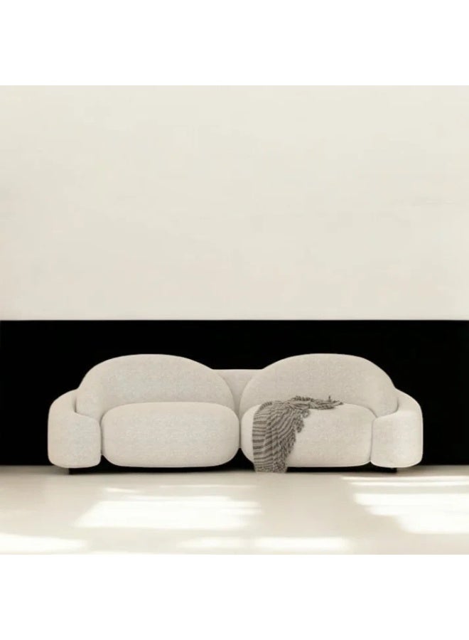 KUSTOMDECO Aeris 2 Seater Sofa Boucle Fabric - Customizable Sectional Sofa for Living Room, Premium Upholstery For Living Room - Image 2