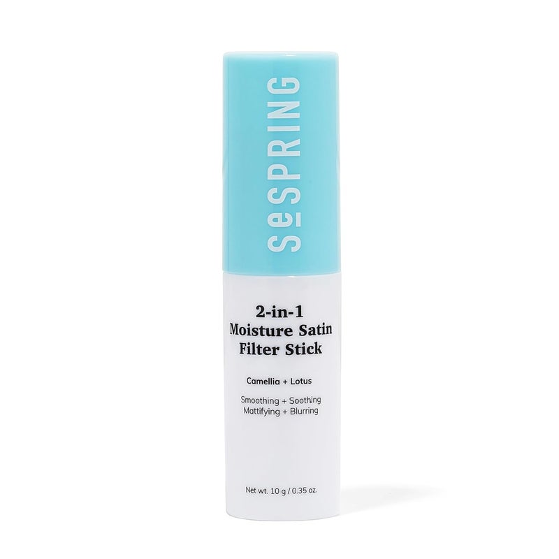 SeSpring 2in1 Moisture Satin Filter Formulated with Camellia and Lotus Korean Skincare Clean Beauty Vegan Cruelty Free and Paraben Free 