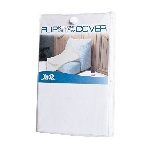 Contour Flip Pillowcase Protector, Beige Standard (20 inch Width) - Image 4