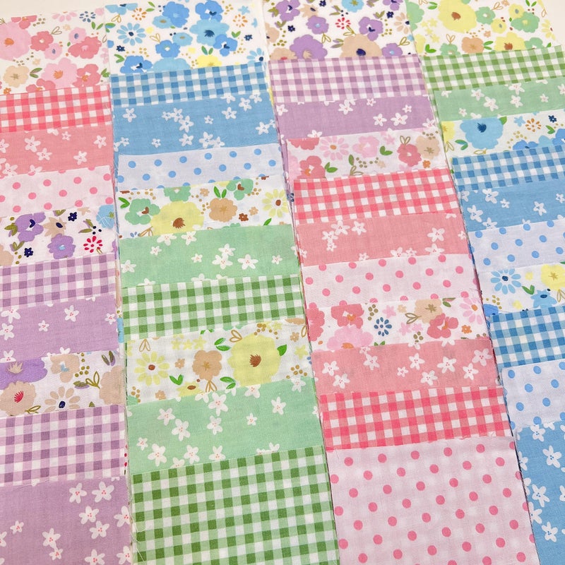 Antetek 42Pcs 9.8" x 9.8" Cotton Fabric DIY Making Supplies Quilting Patchwork Fabric Fat Quarter Bundles DIY for Quilting Cotton Patchwork Cushions - Image 2