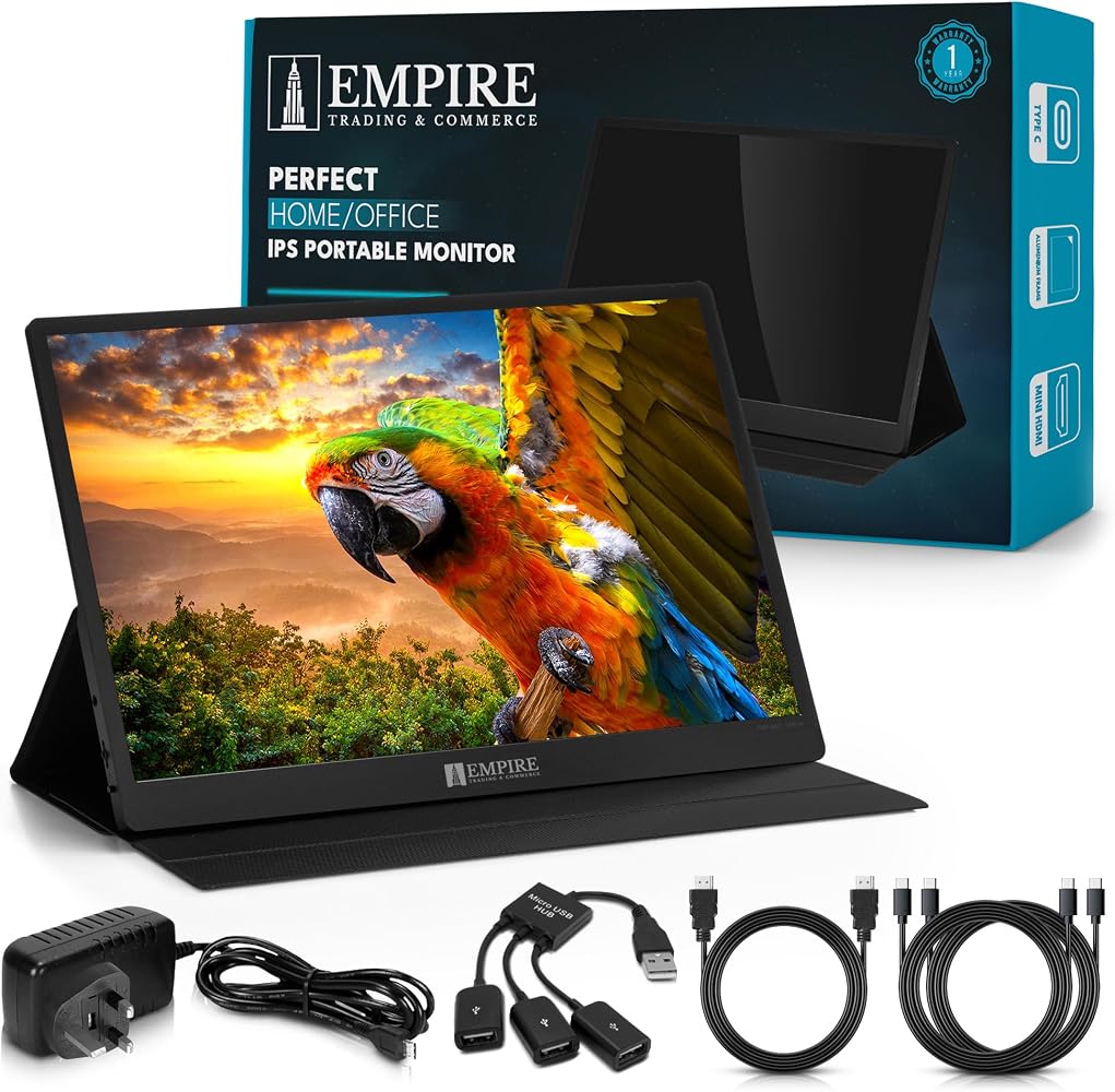 empire Empire Portable Monitor With Speaker 15.6 inch ZE0DB109F5BA8C5E806D4Z