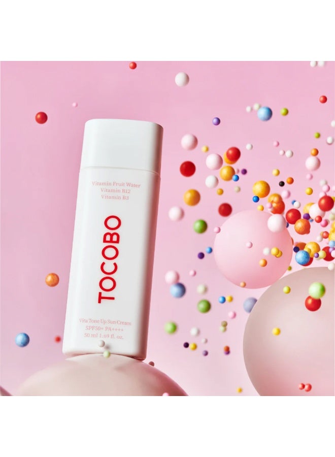 توكوبو كريم توكوبو فيتا تون أب للوقاية من الشمس بعامل حماية من الشمس 50+ 50 مل - Image 4