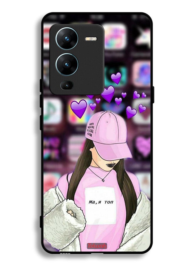 Tolwak - Vivo V25 Pro 5G Protective Case Cover Anti Social Club - Image 1