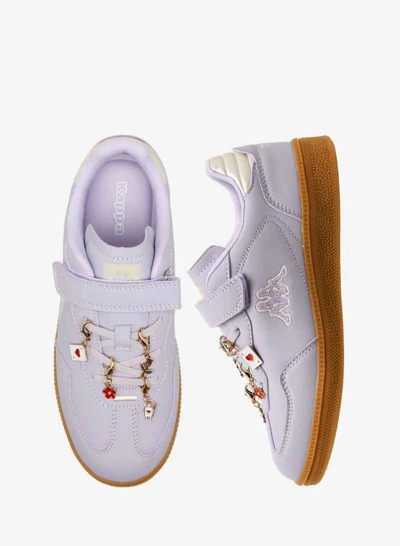 كابا حذاء رياضي بناتي بكعب عالٍ وشريط لاصق