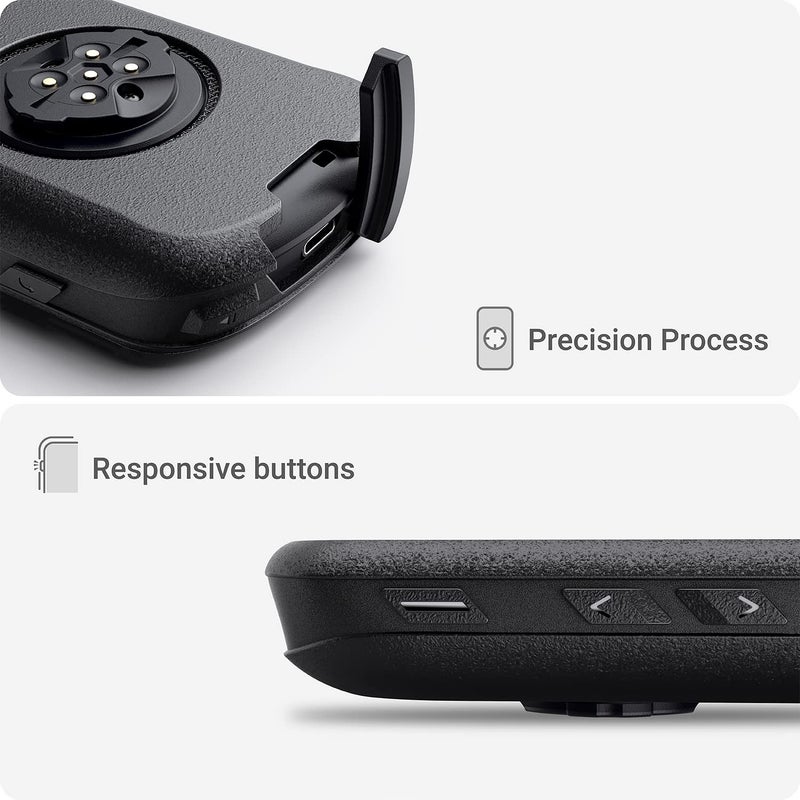 TUSITA Silicone Case Compatible with Garmin Edge 540 | 540 Solar | 840 | 840 Solar - Black - Image 4