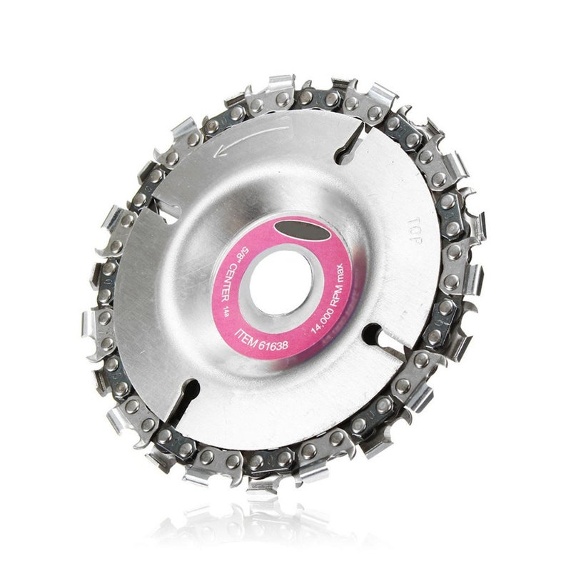 Carefully Selected Yunbei 4 Inches 22 Teeth 5 Inches 14 Teeth Cutting Chain Disc 100/115 Angle Grinder Chain Disc Woodworking Chain Saw(4 inch 22 teeth purple bag 128 grams) - Image 5