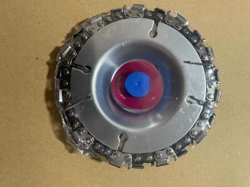 Carefully Selected Yunbei 4 Inches 22 Teeth 5 Inches 14 Teeth Cutting Chain Disc 100/115 Angle Grinder Chain Disc Woodworking Chain Saw(4 inch 22 teeth purple bag 128 grams) - Image 1