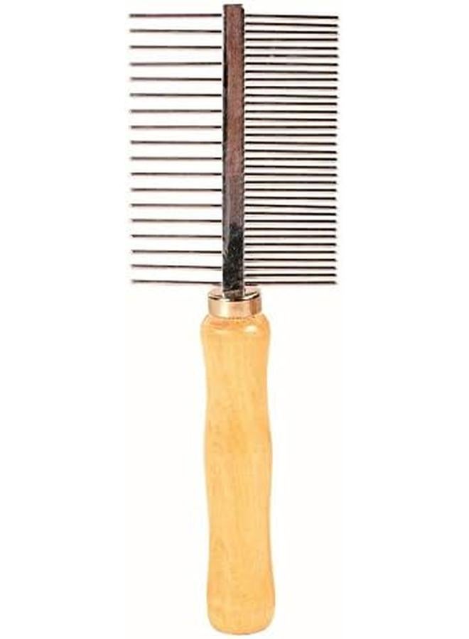 تريكسي مشط ذو أسنان متوسطة وواسعة ذو وجهين 17 سم - Image 3